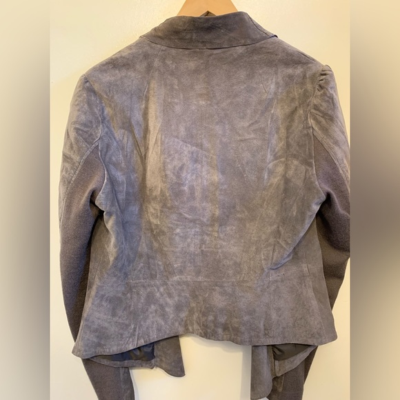 Bod & Christensen drape-front suede jacket - Picture 11 of 15